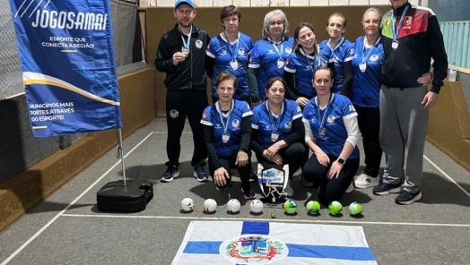 Faxinal dos Guedes conquista vice-campeonato na Bocha Feminina dos Jogos AMAI