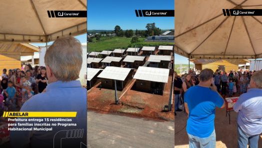 VÍDEO: Prefeitura entrega 15 residências para famílias inscritas no Programa Habitacional Municipal