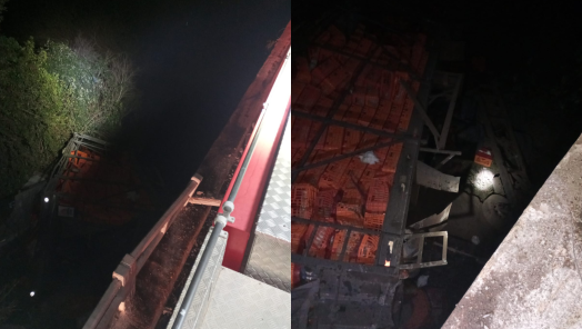 Motorista sofre fraturas nas duas pernas após saída de pista na SC-283, no Oeste