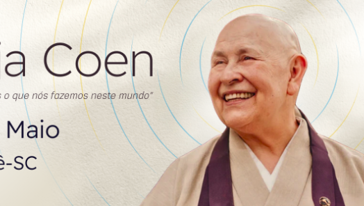 Monja Coen realiza palestra sobre propósito e consciência em Xanxerê nesta semana