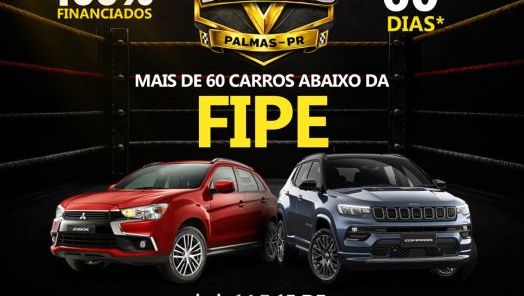 Batalha de Vendas movimenta Palmas com mais de 60 veículos abaixo da Fipe neste fim de semana
