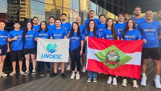 Unoesc representa Santa Catarina nos Jogos Universitários Brasileiros em Goiás