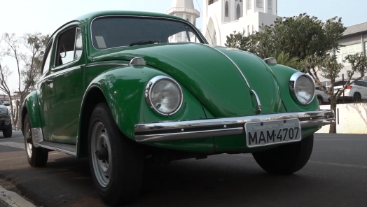 VÍDEO: Conheça a história de um lindo Fusca 1975 que virou estrela no Natal de Xanxerê