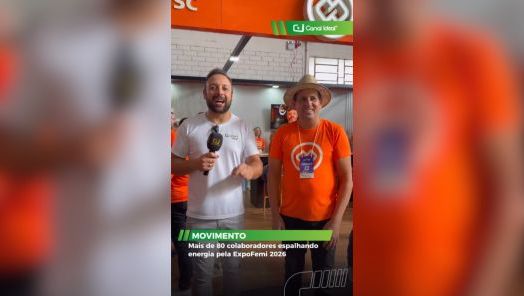 VÍDEO: a Onda Laranja da Cresol está marcando presença na ExpoFemi 2026!