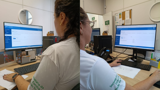 Equipe responsável pelo Cadastro Único faz a conferência dos cadastros