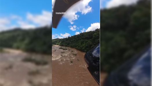 Equipes mantêm buscas por criança desaparecida no rio Chapecozinho, em Xanxerê