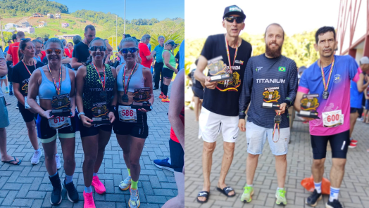 Atletas de Xanxerê participam da Corrida da Cuca 2026 no município de Arabutã