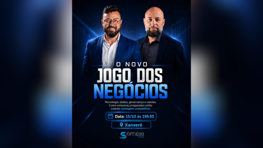 Somaxi promove talk show sobre o novo jogo dos negócios em Xanxerê