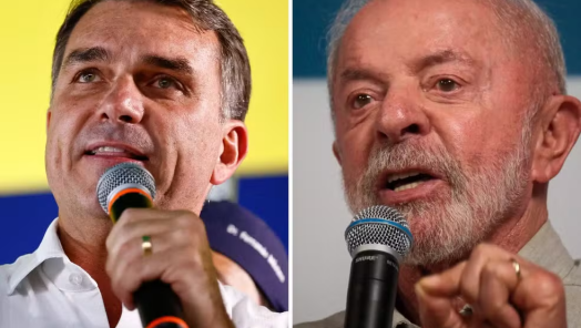 Pesquisa Gerp aponta Flávio Bolsonaro com 55% e Lula com 45% dos votos válidos