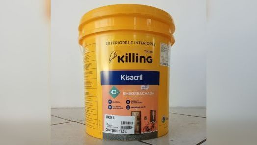 Tinta Emborrachada Killing une proteção, impermeabilização e acabamento em um único produto e você encontra na Ki-Tintas, em Xanxerê