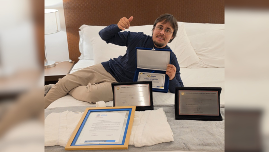 Meteorologista Piter Scheuer recebe quatro homenagens em um único dia pelo trabalho prestado em Santa Catarina