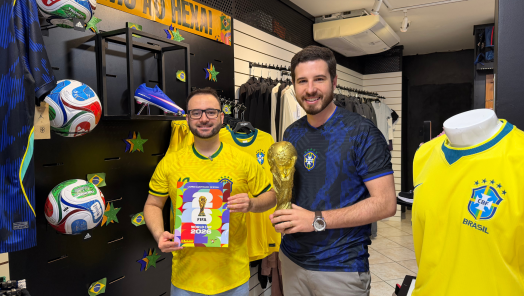 VÍDEO: rumo ao hexa? A camisa da Seleção está na Megazam