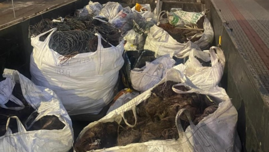 Homem é preso com cerca de quatro toneladas de cobre suspeito em Chapecó