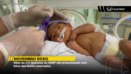 VÍDEO: Mães da UTI Neonatal do HRSP são presenteadas com fotos dos bebês internados