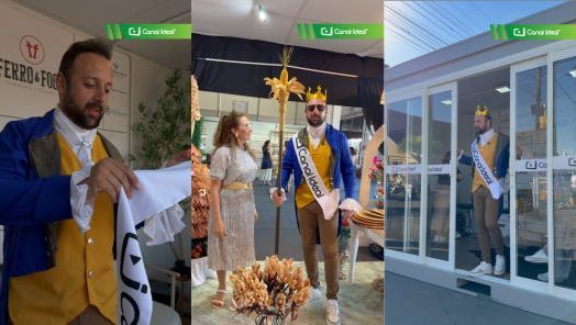 VÍDEO: primeira aparição oficial do soberano da ExpoFemi!