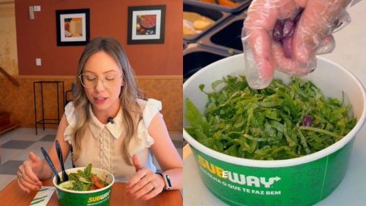 VÍDEO: Subway tem salada Teriyaki para quem busca uma opção mais leve