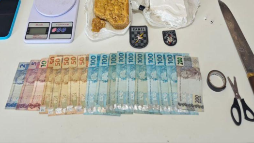 Polícia apreende mais de 1 kg de drogas durante ação no bairro Líder em Chapecó