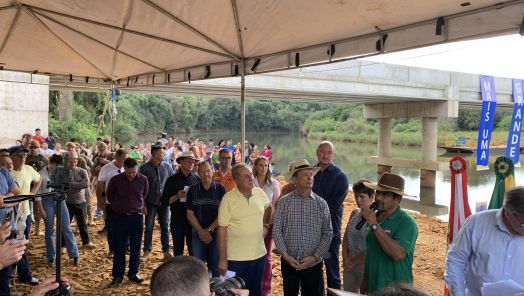 VÍDEO: Prefeitura de Abelardo Luz inaugura ponte na comunidade do Capão Grande