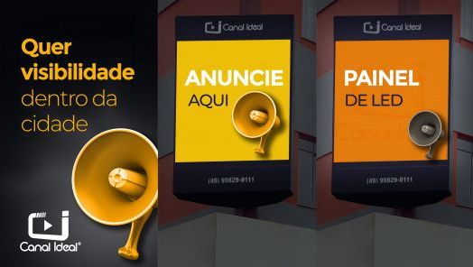 Sua marca em destaque no centro da cidade