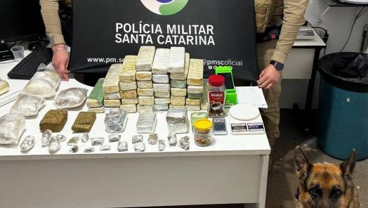 Homem é preso com 19 kg de maconha após ser flagrado vendendo drogas em Chapecó