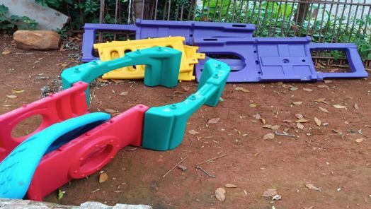 Polícia Militar recupera equipamento furtado de área kids e prende três envolvidos em São Lourenço do Oeste