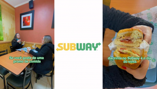 Está chegando mais um DIA DO 30 no Subway!! 