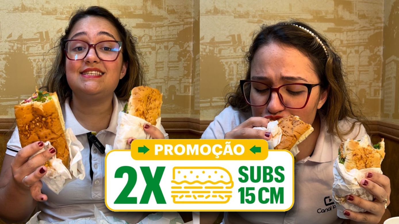 VÍDEO: quarta-feira é dia de comer bem pagando pouco no Subway!