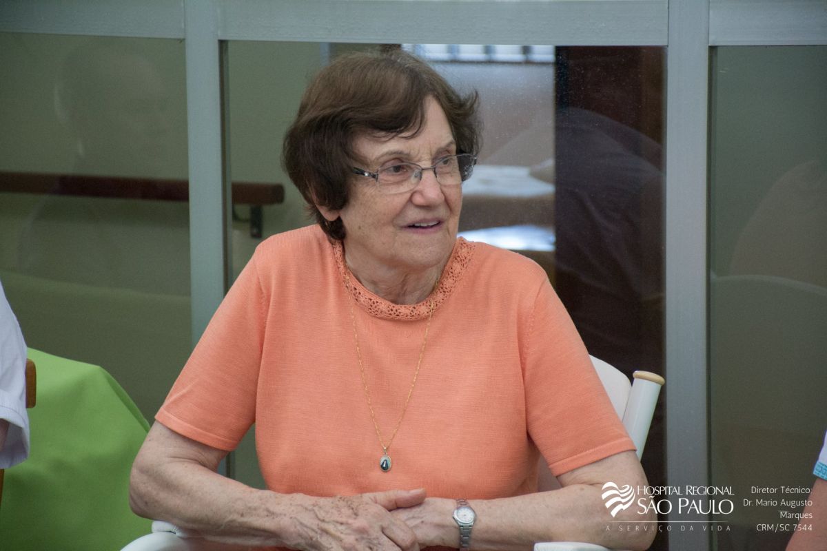  Irmã Assunta Lovera em dezembro de 2018. (Foto: Assessoria de Imprensa HRSP)