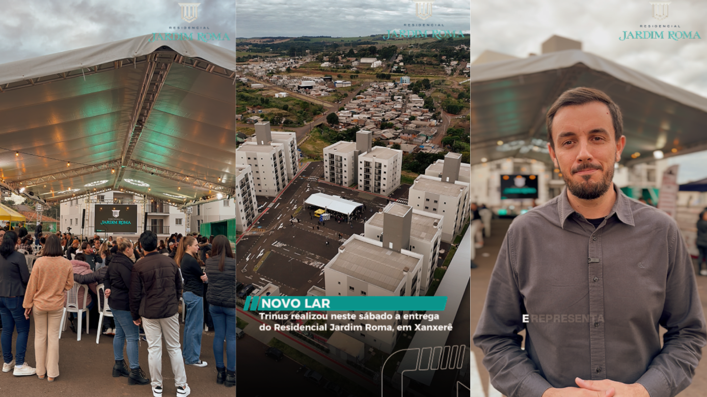 VÍDEO: a Trinus realizou no último sábado a entrega do Residencial Jardim Roma