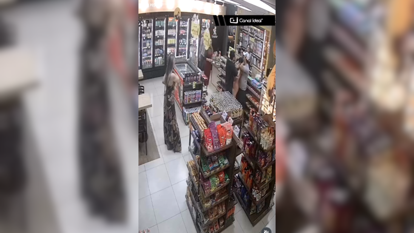 VÍDEO: empresária é agarrada em posto de combustíveis no Centro de Xanxerê 