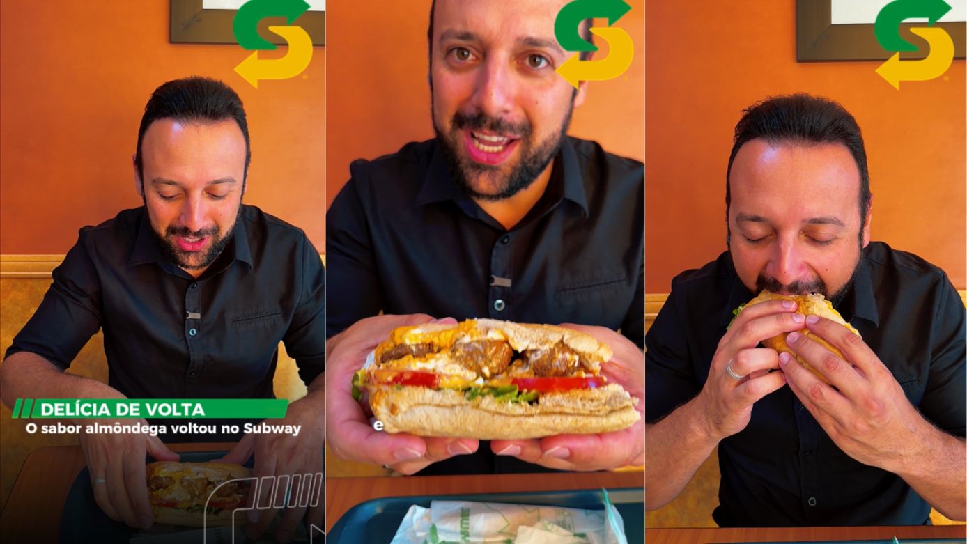 VÍDEO: o queridinho voltou: sabor Almôndegas no Subway