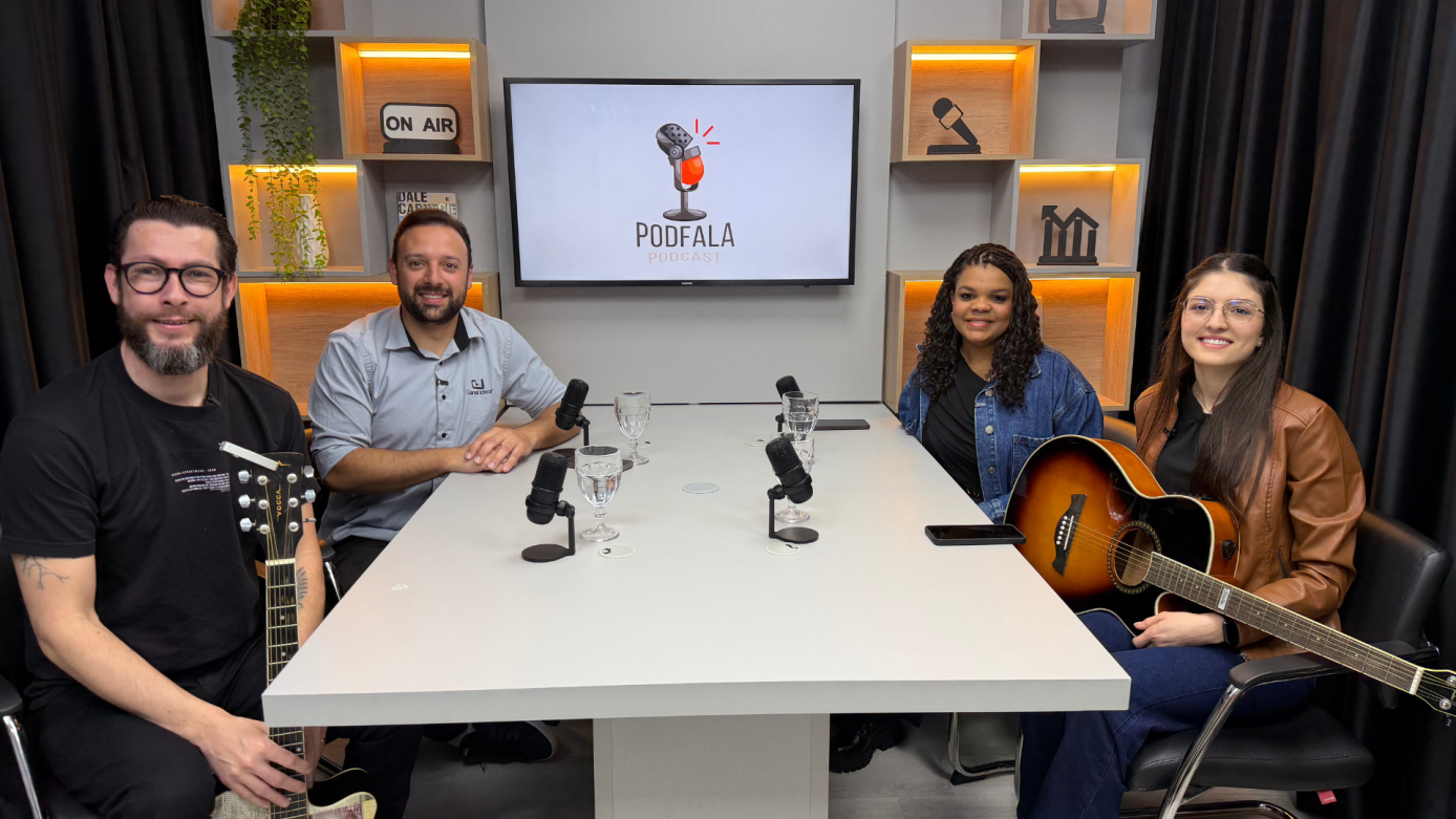 VÍDEO: PodFala desta semana recebe o Trio Vivace para um bate-papo descontraído sobre música