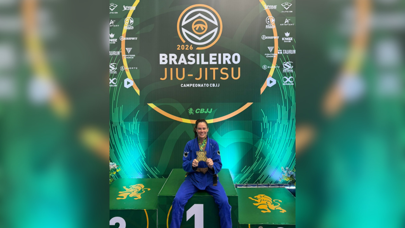 Atleta de Xanxerê conquista bicampeonato brasileiro de jiu-jitsu