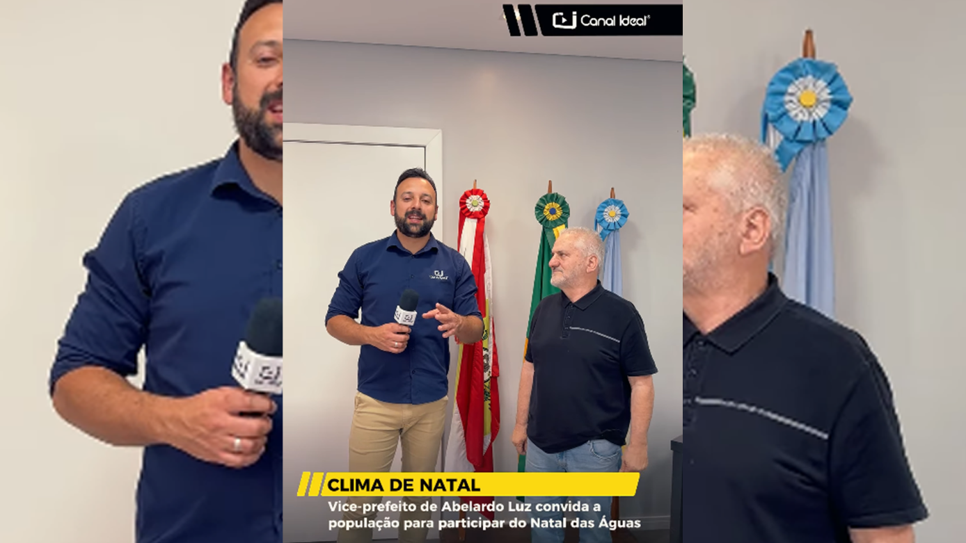 VÍDEO: O clima de Natal vai tomar conta de Abelardo Luz