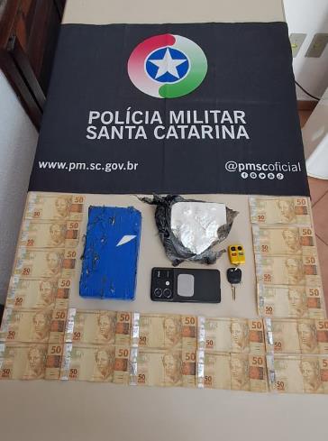 Homem é preso com mais de 1,5 kg de cocaína durante abordagem na SC-283