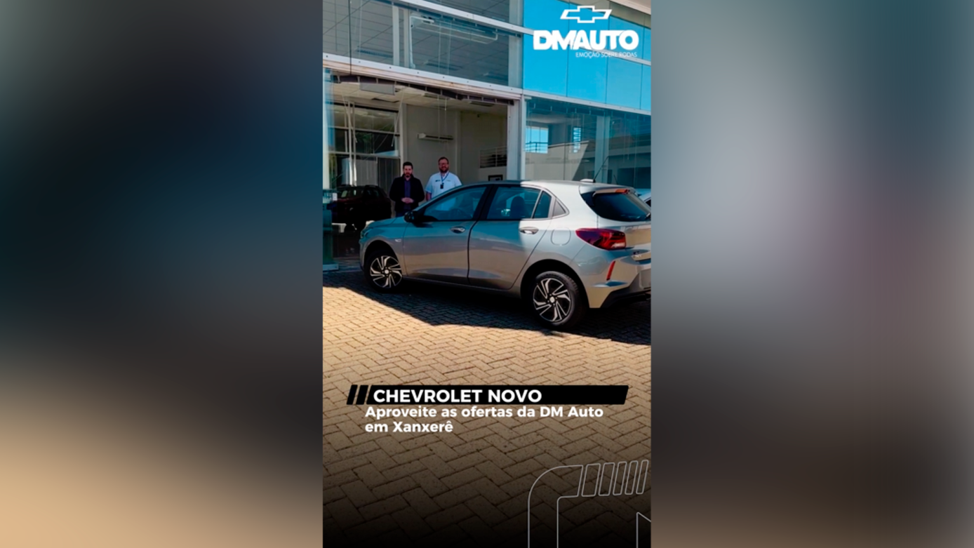 VÍDEO: tem novidades na DM Auto Chevrolet em Xanxerê