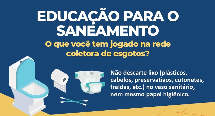 Casan alerta moradores de Xaxim sobre as boas práticas no uso do sistema de esgoto