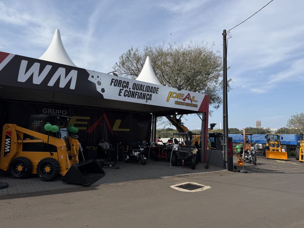VÍDEO: WM presente no Salão do Imóvel em Chapecó com máquinas e equipamentos
