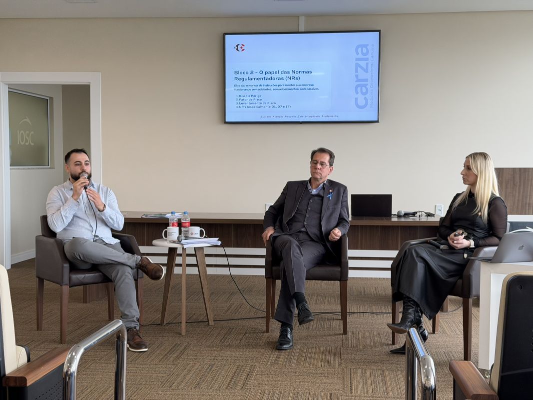 VÍDEO: Carzia promove eventos sobre NR1 e gestão integrada