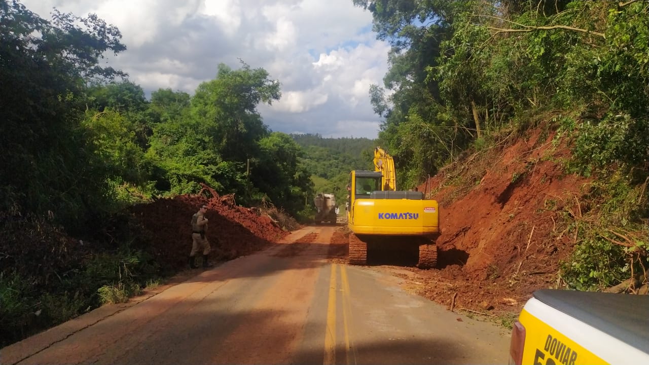 Trânsito na SC 155 entre Xanxerê e Xavantina é liberado nas duas pistas