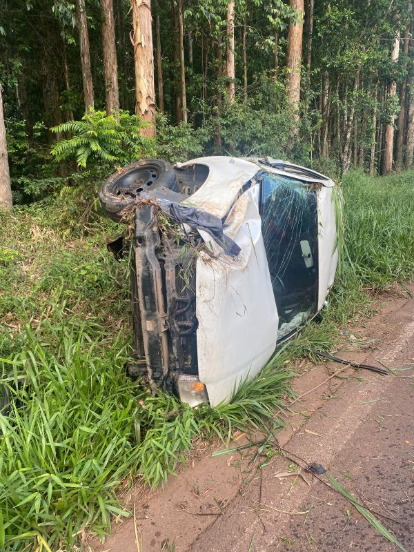 Homem é atendido após acidente no interior de Xaxim