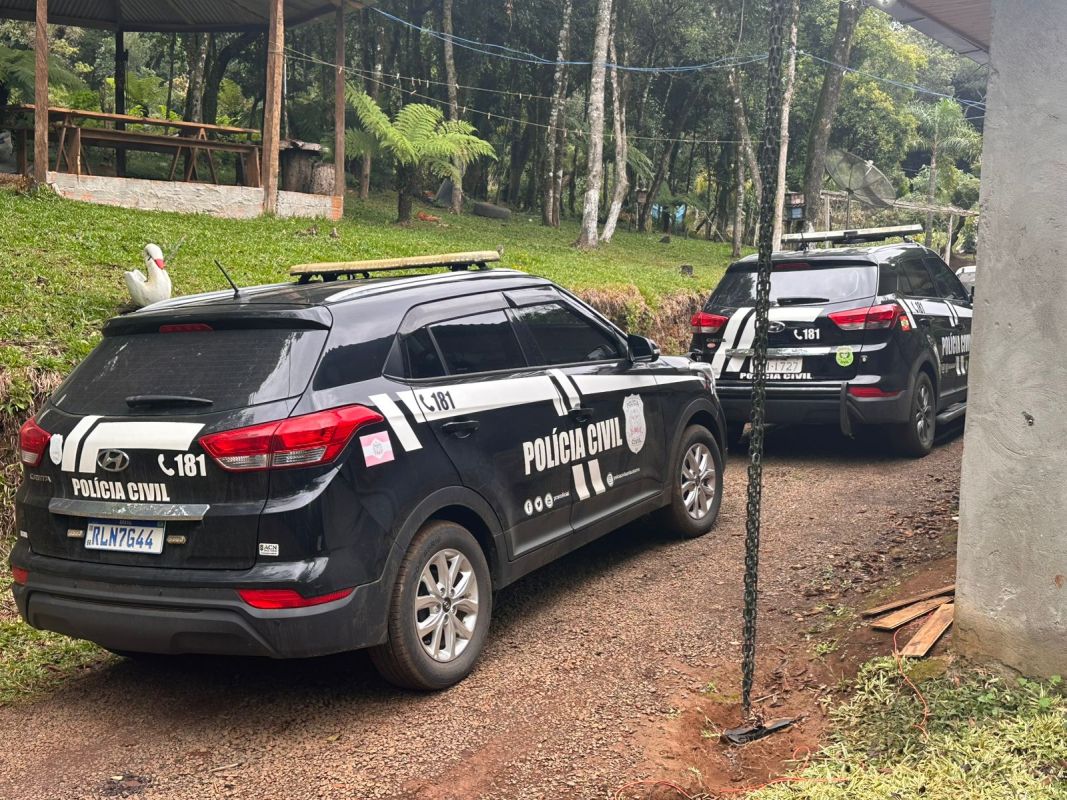 Homem é preso durante investigação de violência doméstica e familiar em Ponte Serrada