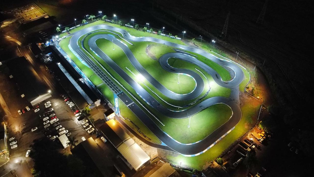 Kartódromo de Xanxerê tem espaço aberto para quem deseja acompanhar os treinos e corridas gratuitamente
