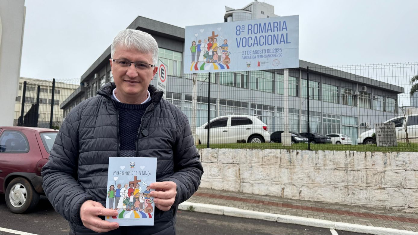 VÍDEO: pároco de Xanxerê convida para Romaria Vocacional que acontece no fim de semana no município