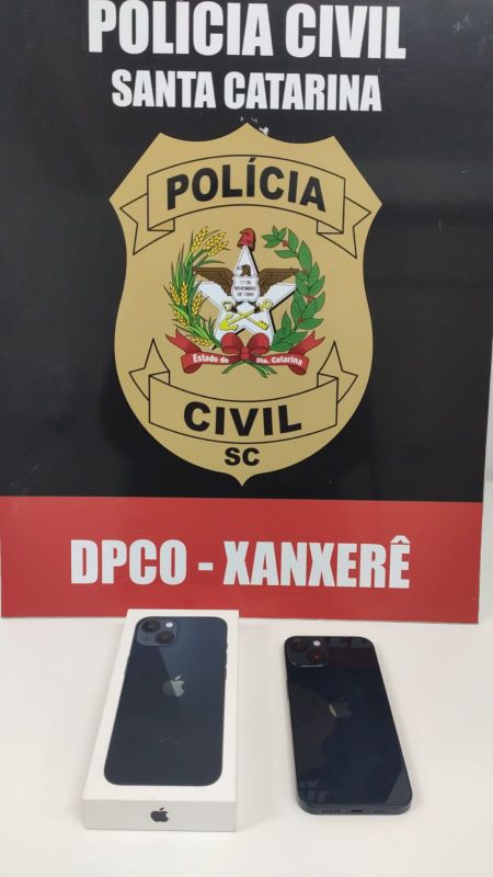 Celular furtado de estabelecimento comercial de Xanxerê é recuperado pela Polícia Civil