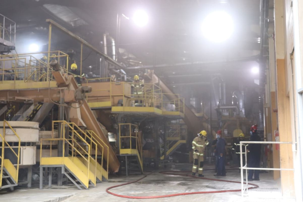 Princípio de incêndio mobiliza Corpo de Bombeiros em indústria de Xanxerê