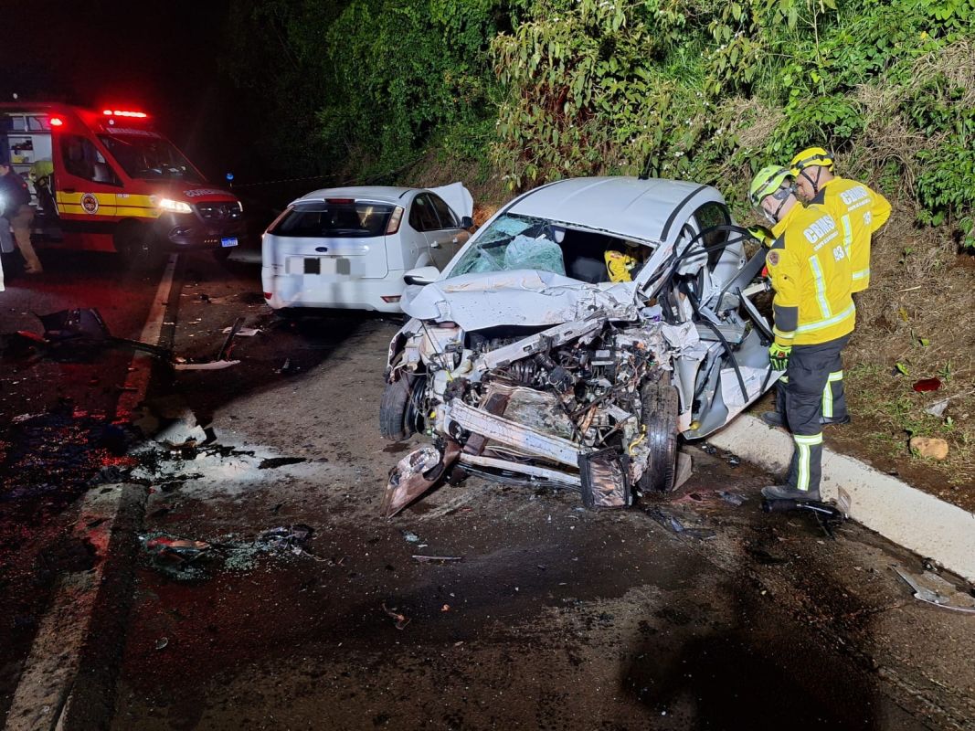 Novo acidente é registrado no mesmo ponto da BR-282 horas após colisão com duas mortes em Xanxerê