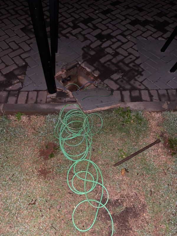 Homem é preso após furtar fiação elétrica de praça pública em Chapecó