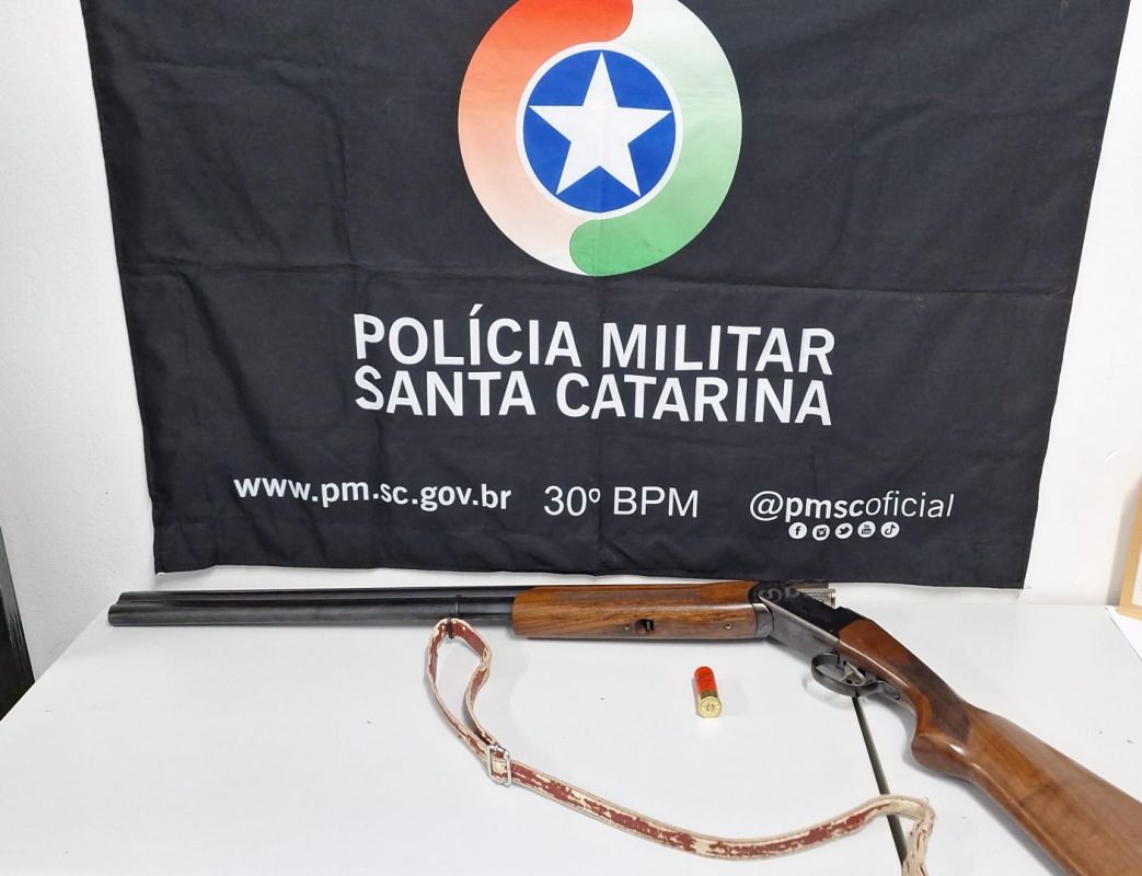 Ameaça e posse irregular de arma resultam em prisão no Distrito de Barra Grande, em Faxinal dos Guedes