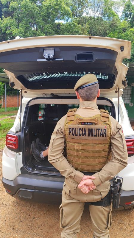 Polícia Militar cumpre mandado de prisão durante rondas em Xanxerê